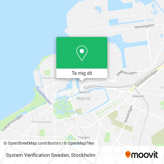 System Verification Sweden karta