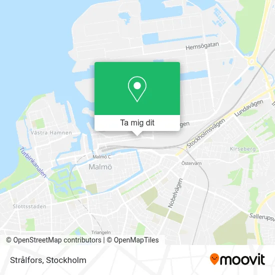 Strålfors karta