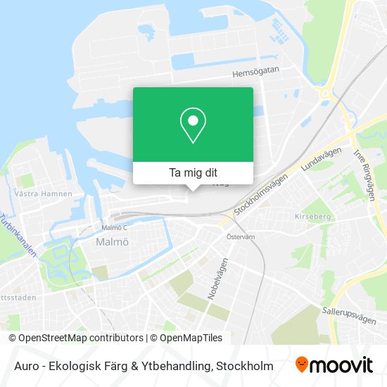 Auro - Ekologisk Färg & Ytbehandling karta