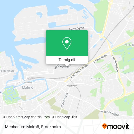 Mechanum Malmö karta