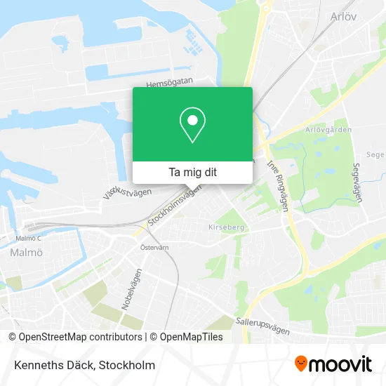 Kenneths Däck karta