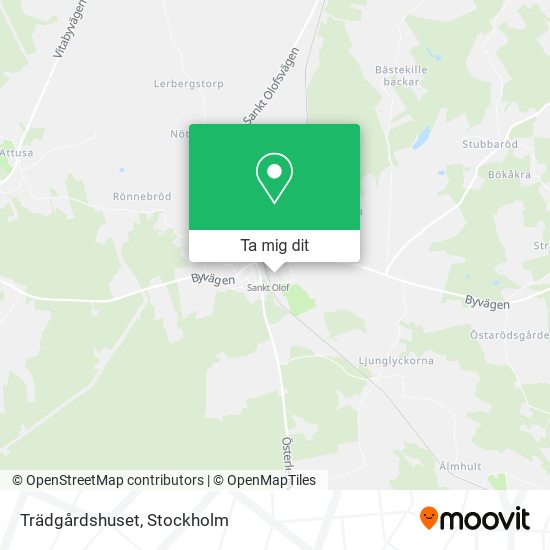 Trädgårdshuset karta