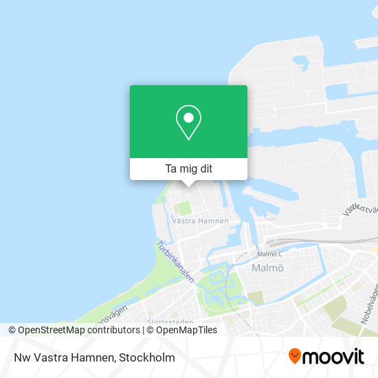 Nw Vastra Hamnen karta