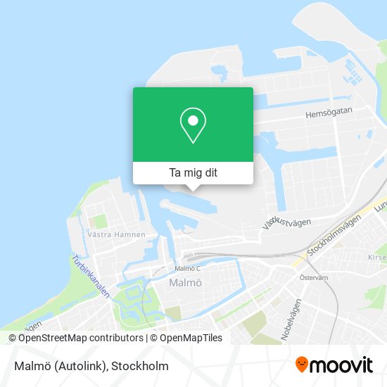 Malmö (Autolink) karta