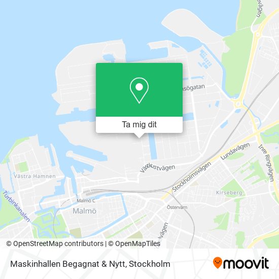 Maskinhallen Begagnat & Nytt karta