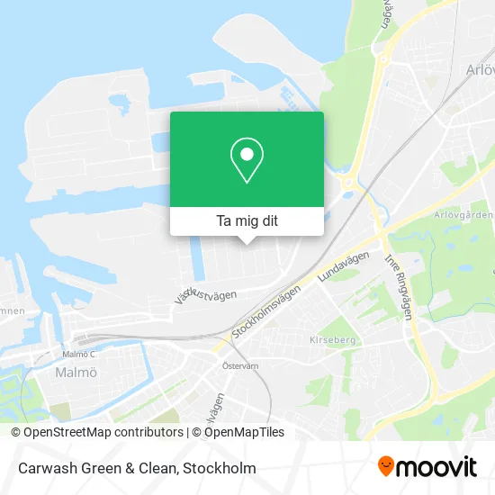 Carwash Green & Clean karta