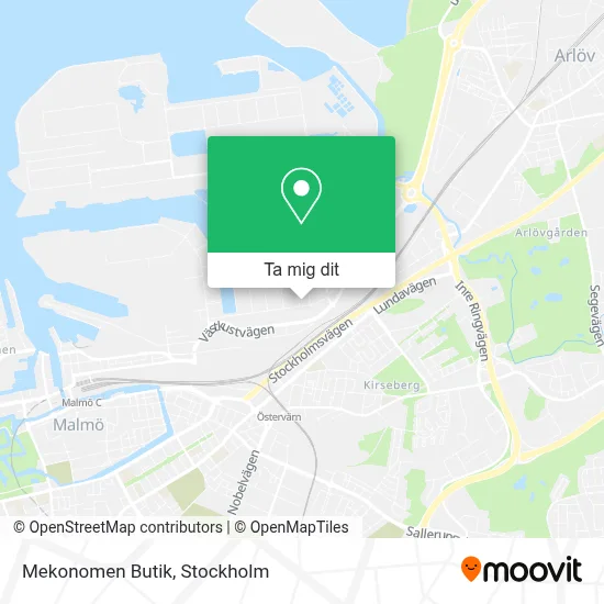 Mekonomen Butik karta