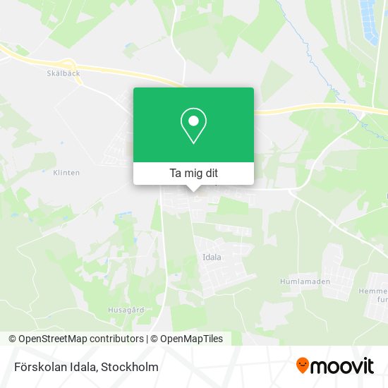 Förskolan Idala karta