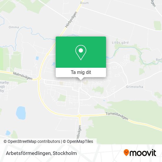 Arbetsförmedlingen karta