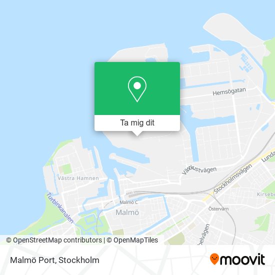 Malmö Port karta