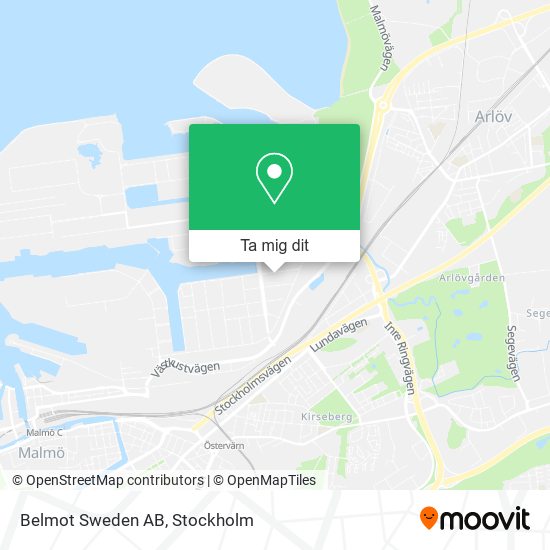 Belmot Sweden AB karta