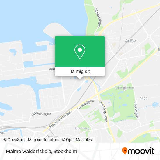 Malmö waldorfskola karta