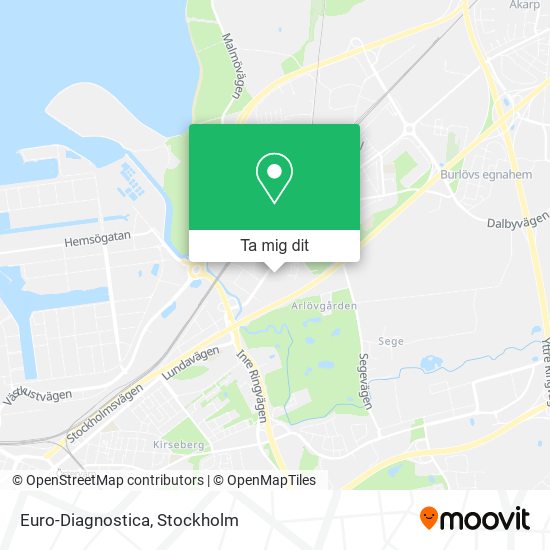 Euro-Diagnostica karta