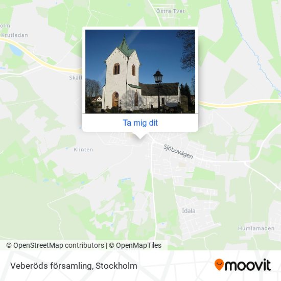 Veberöds församling karta