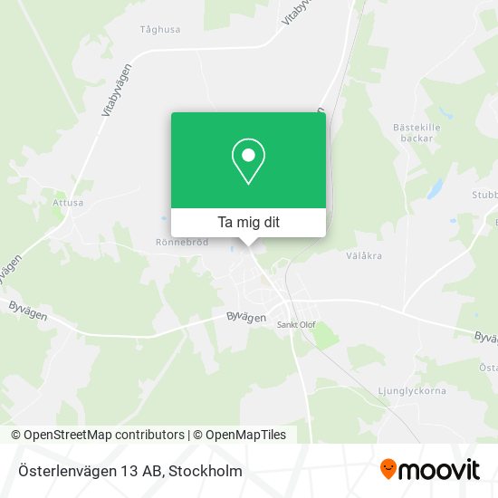 Österlenvägen 13 AB karta