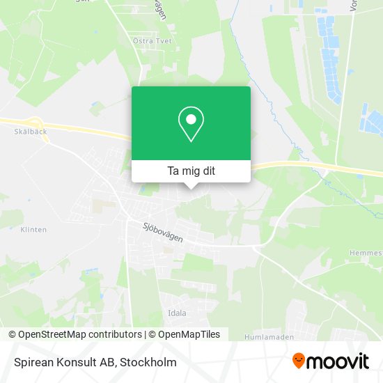 Spirean Konsult AB karta