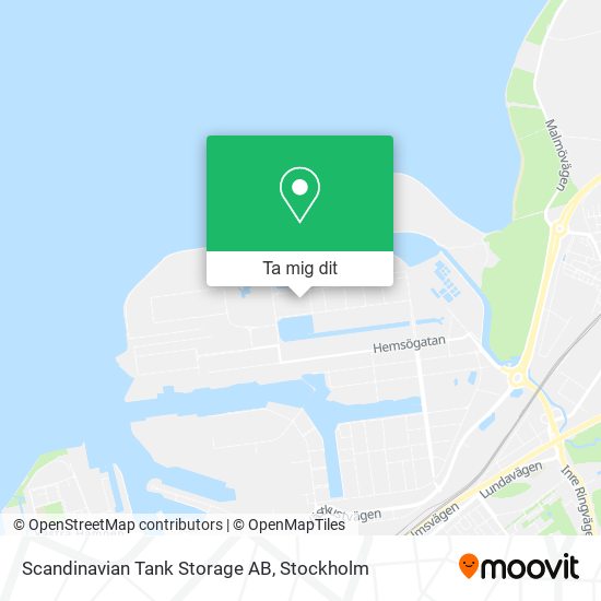 Scandinavian Tank Storage AB karta