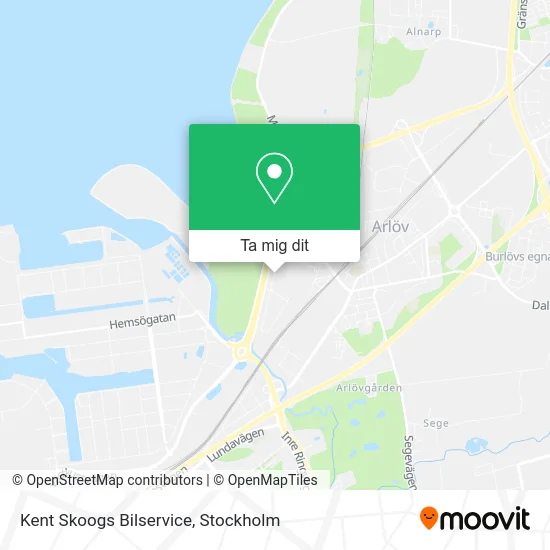 Kent Skoogs Bilservice karta