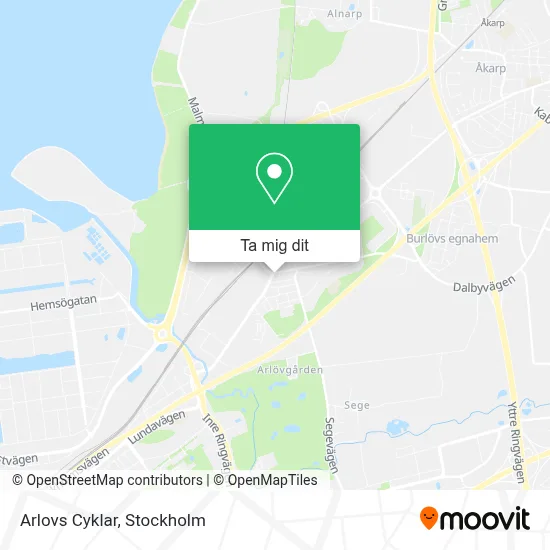 Arlovs Cyklar karta