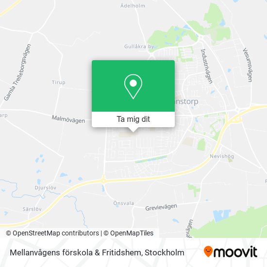 Mellanvågens förskola & Fritidshem karta