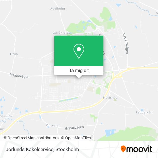 Jörlunds Kakelservice karta