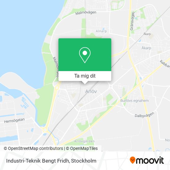 Industri-Teknik Bengt Fridh karta