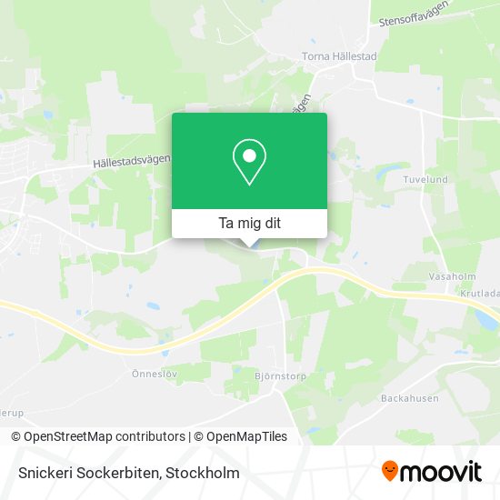 Snickeri Sockerbiten karta