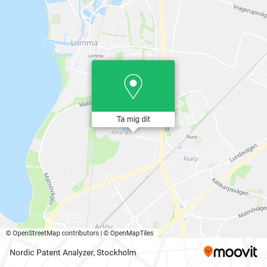 Nordic Patent Analyzer karta