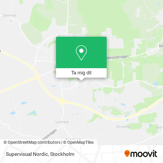 Supervisual Nordic karta