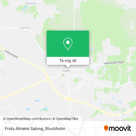 Frida Alméns Salong karta