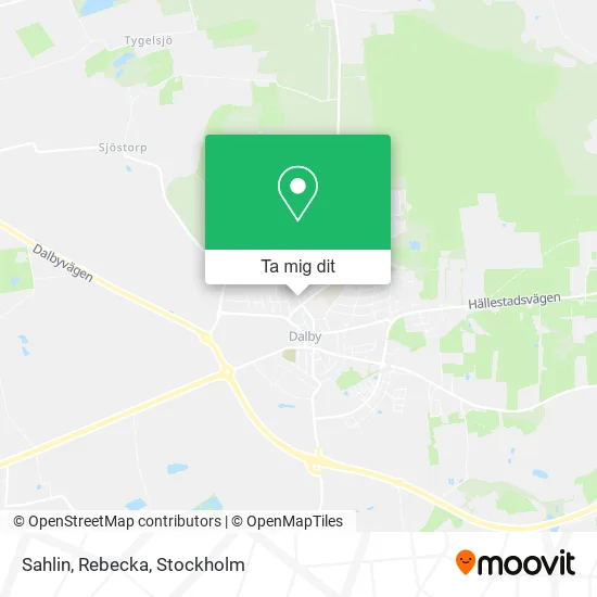 Sahlin, Rebecka karta