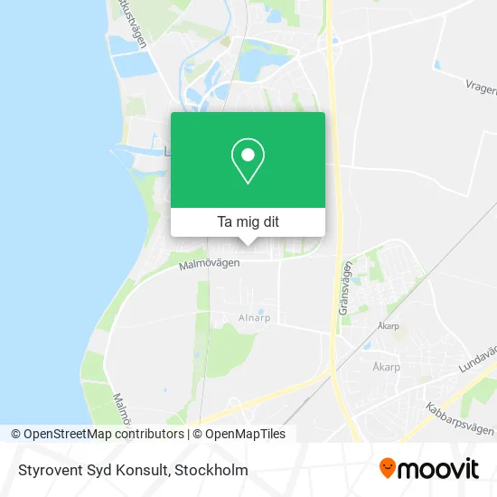 Styrovent Syd Konsult karta