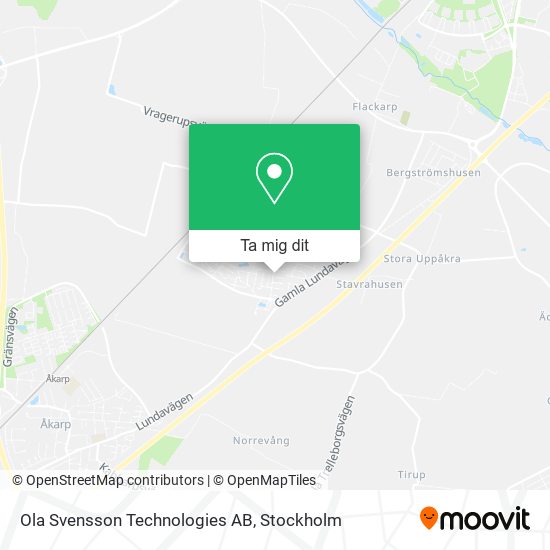 Ola Svensson Technologies AB karta