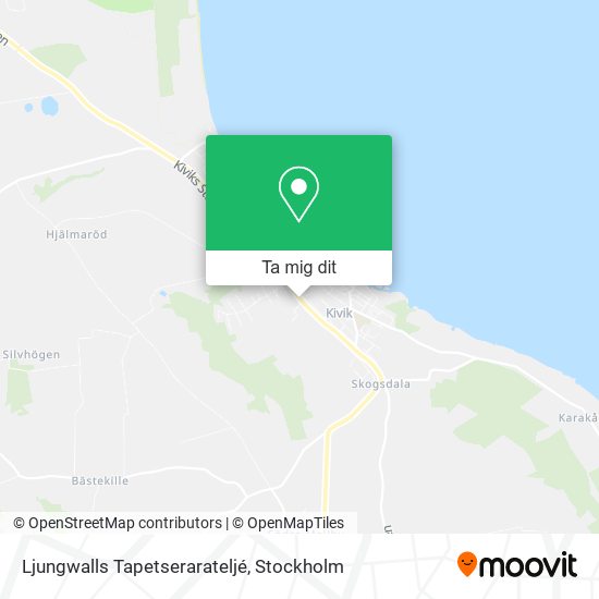 Ljungwalls Tapetserarateljé karta
