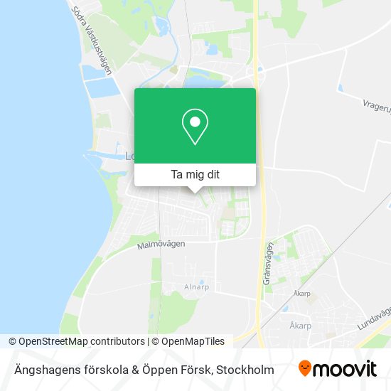 Ängshagens förskola & Öppen Försk karta