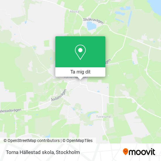 Torna Hällestad skola karta