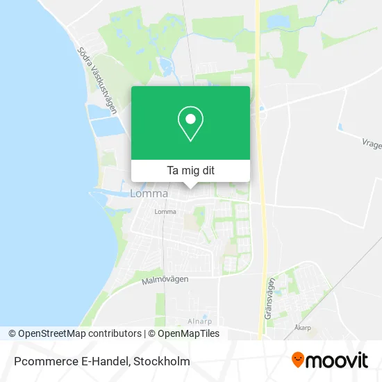 Pcommerce E-Handel karta