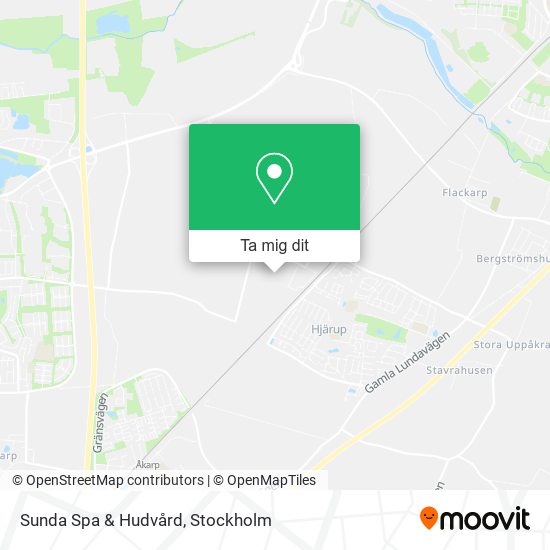 Sunda Spa & Hudvård karta