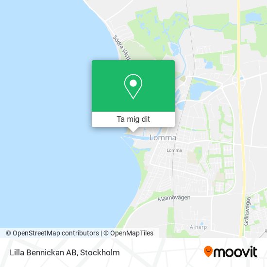 Lilla Bennickan AB karta