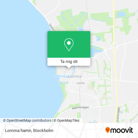 Lomma hamn karta