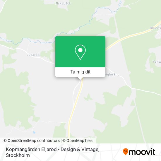 Köpmangården Eljaröd - Design & Vintage karta
