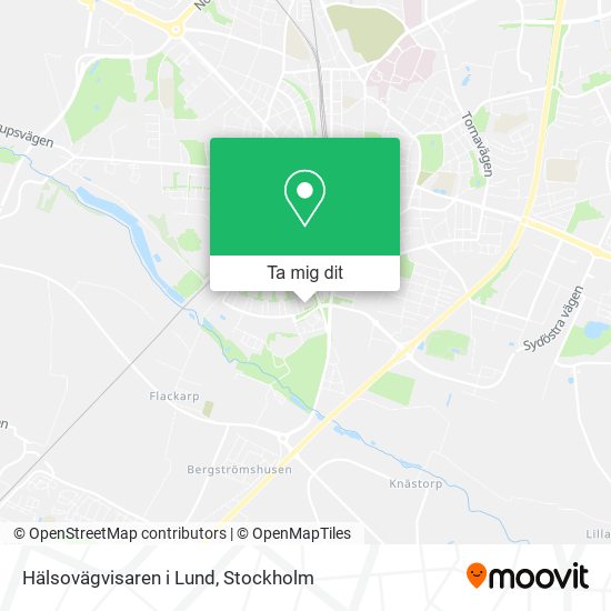Hälsovägvisaren i Lund karta