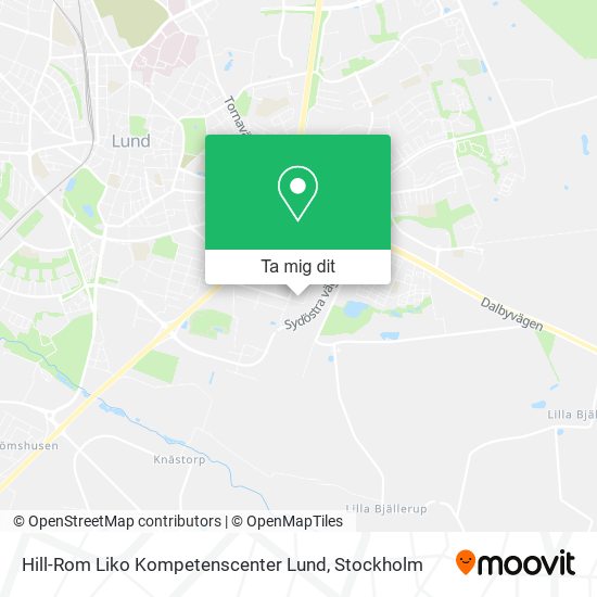 Hill-Rom Liko Kompetenscenter Lund karta