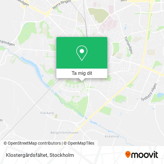 Klostergårdsfältet karta