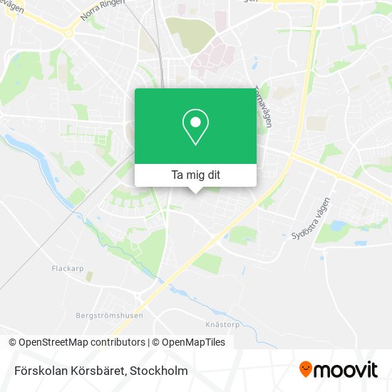 Förskolan Körsbäret karta