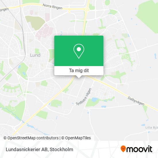 Lundasnickerier AB karta
