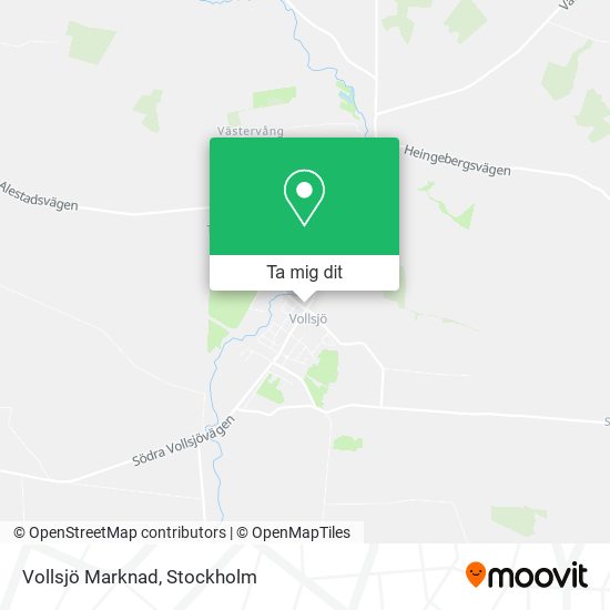 Vollsjö Marknad karta
