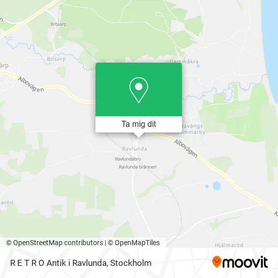 R E T R O Antik i Ravlunda karta