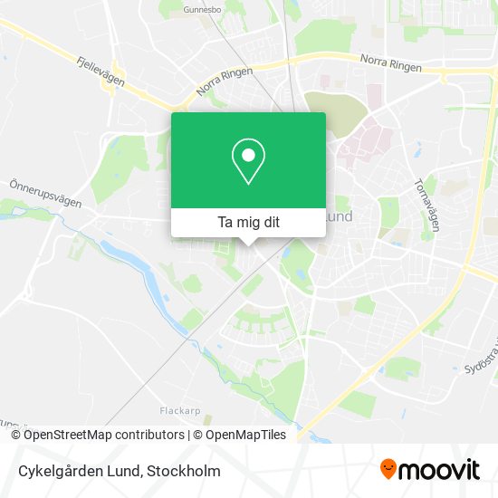 Cykelgården Lund karta