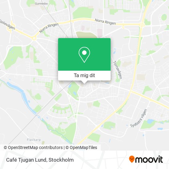 Café Tjugan Lund karta